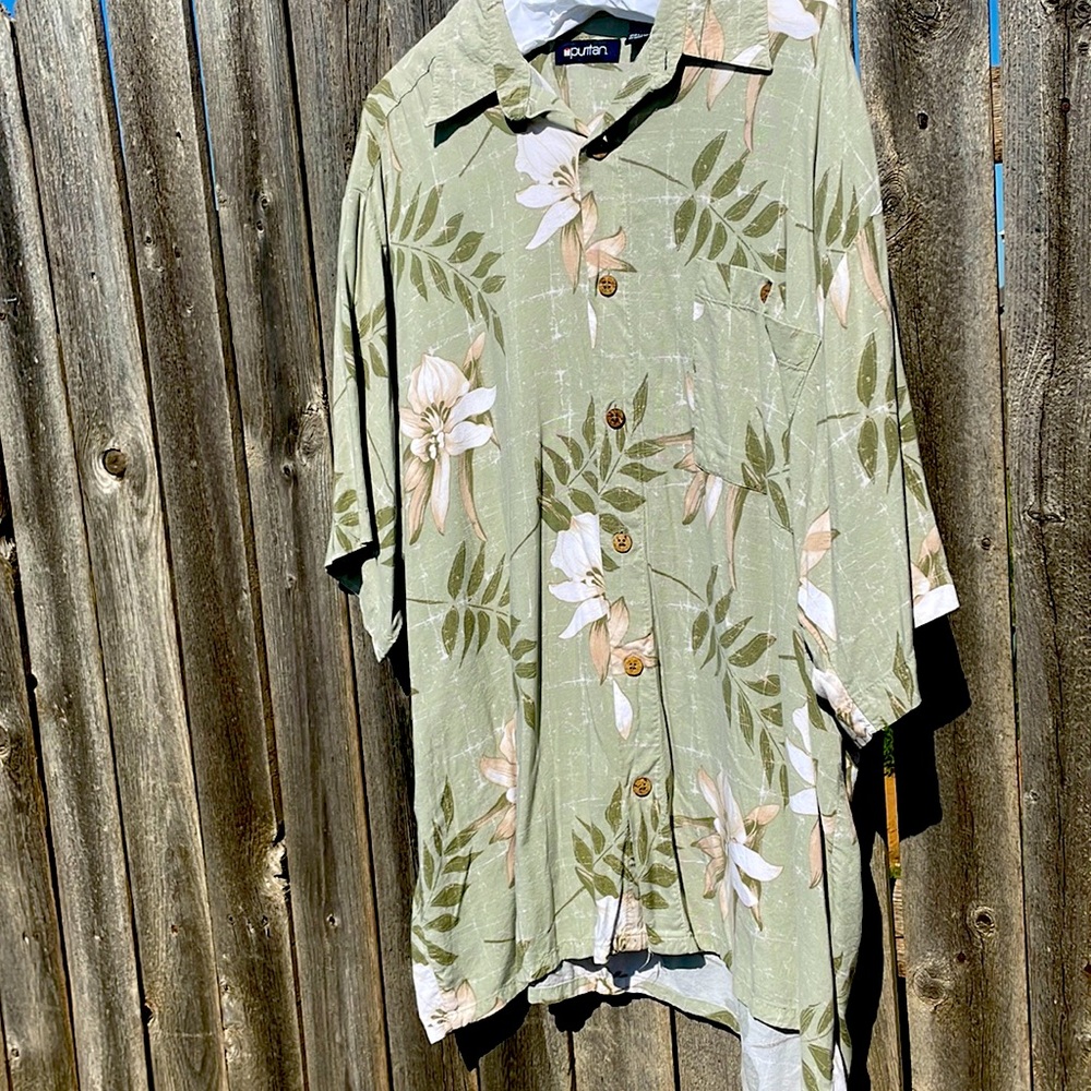 Puritan Hawaiian  Shirt! Lg